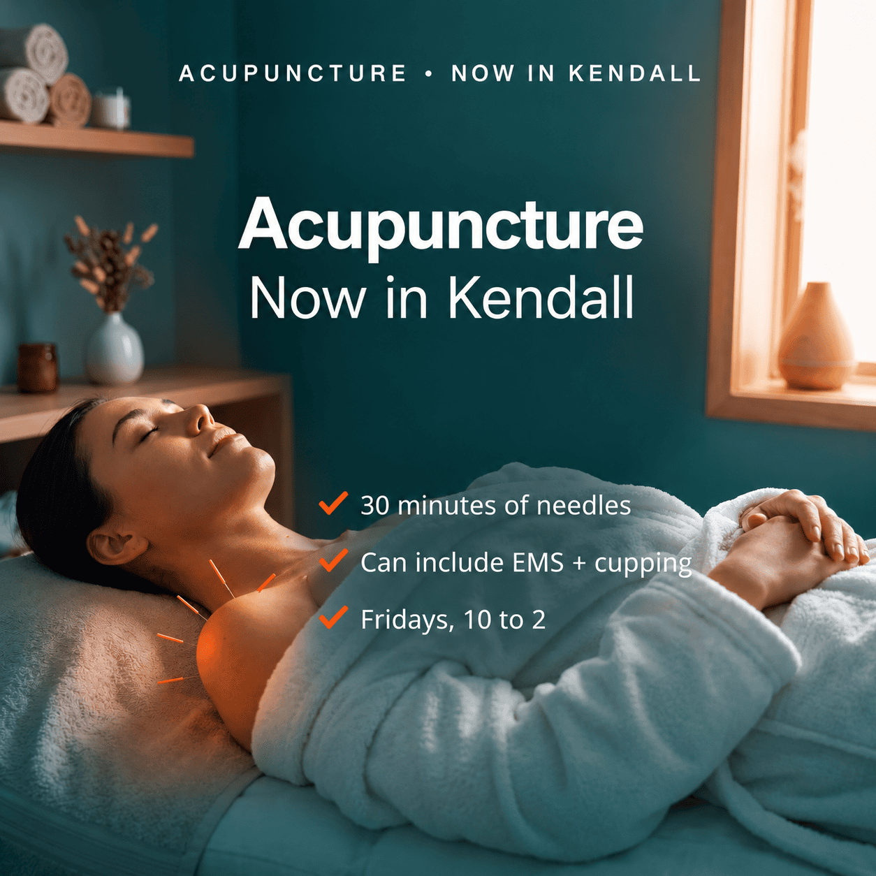 Acupuncture treatment in Kendall at Ollet Chiropractic